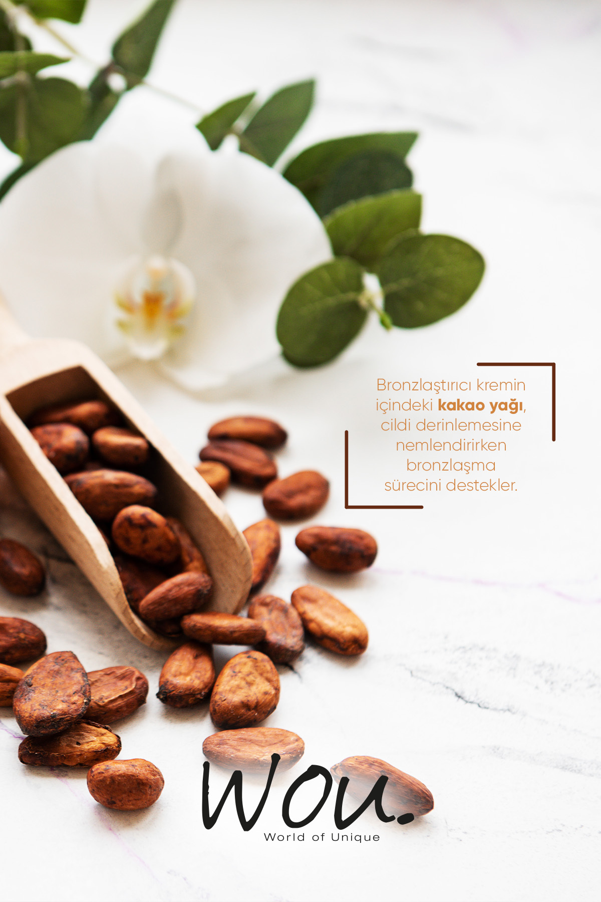 WOU World of Unique Güneşsiz Bronzlaştırıcı ve Nem-