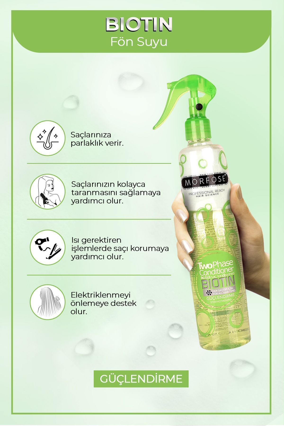 Morfose Iki Fazlı Saç Kondisyoneri 400 ml-