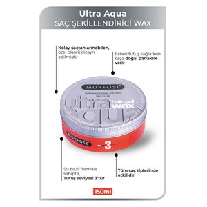 Morfose Ultra Aqua Hair Gel Wax 150 ml-