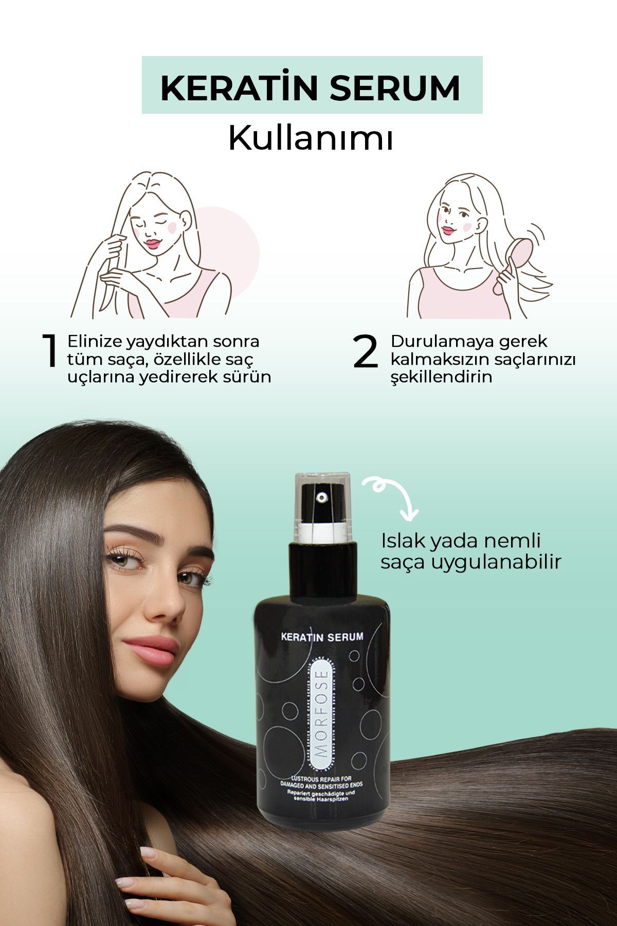 MORFOSE KERATİN SAÇ SERUMU 75 ML-
