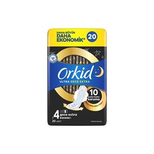 Orkid Ultra Gece Ekstra (BOY 4) 20 Adet Hijyenik P-