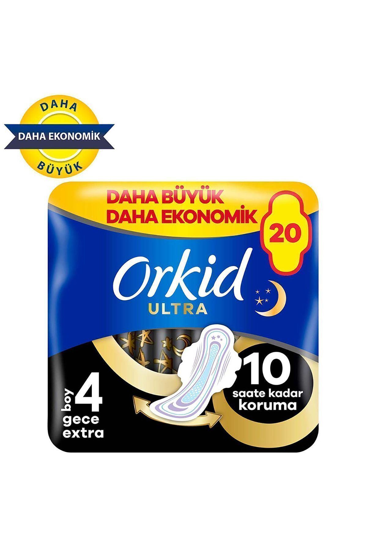 Orkid Ultra Gece Ekstra (BOY 4) 20 Adet Hijyenik P-