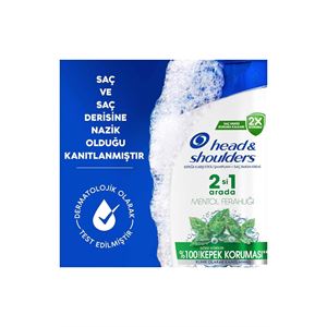 Head And Shoulders Şampuan Mentol Ferahlığı 2in1-