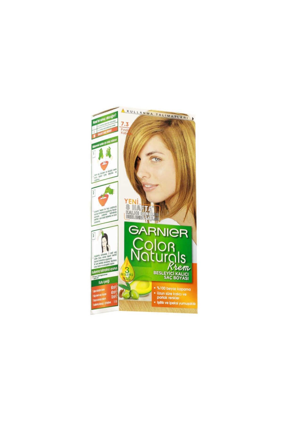 Garnier Color Naturals Saç Boyası 7.3 Fındık Kabuğ-