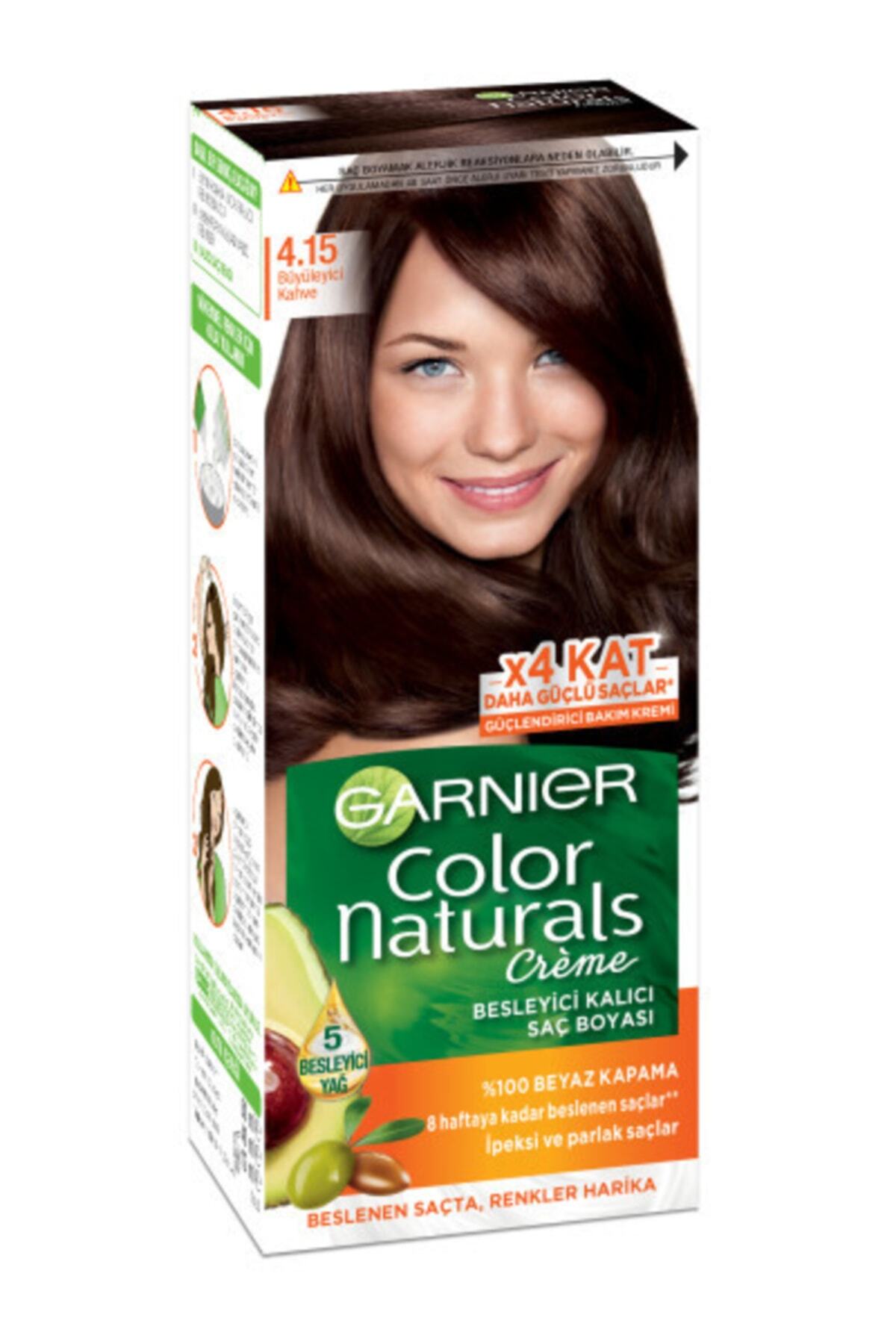 Garnier Color Naturals Saç Boyası 4.15 Büyüleyici-