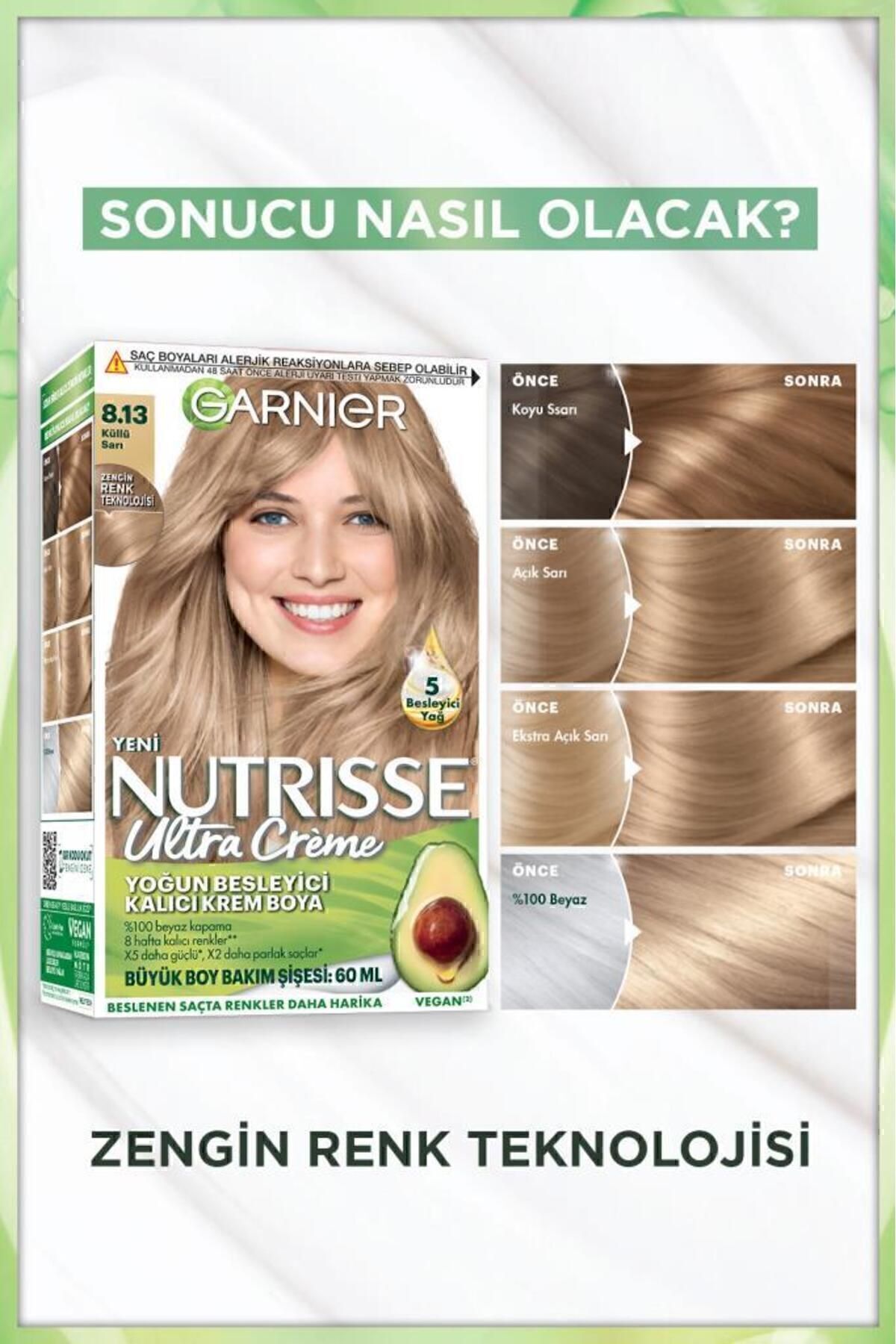 Garnier Nutrisse Yoğun Besleyici Kalıcı Krem Saç B-