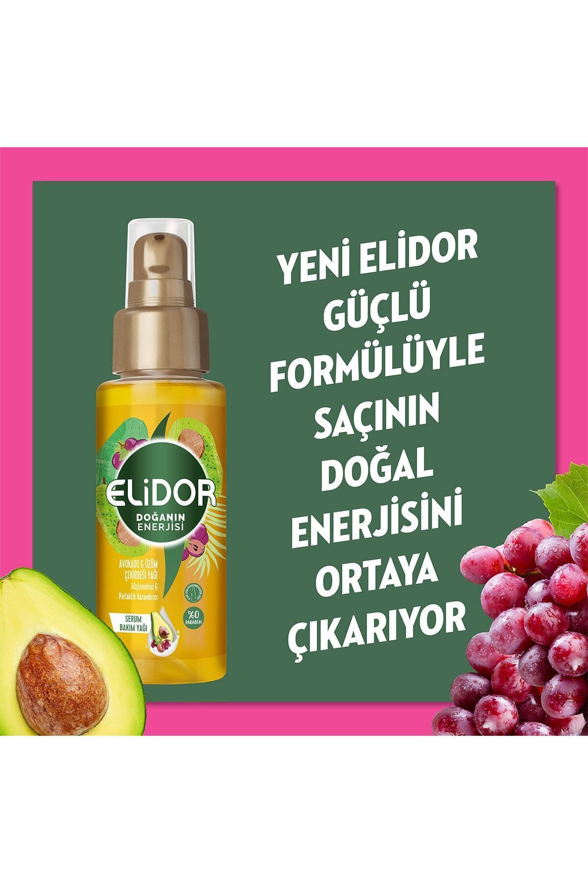 Elidor Doğanın Enerjisi Serum Saç Bakım Yağı Avoka-