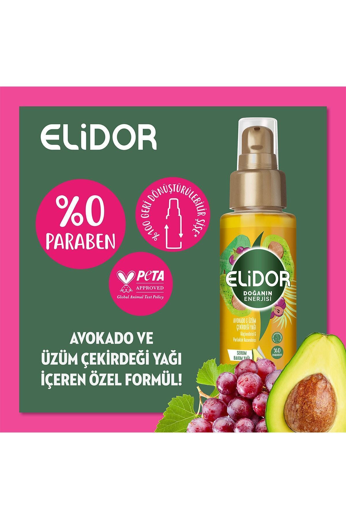 Elidor Doğanın Enerjisi Serum Saç Bakım Yağı Avoka-