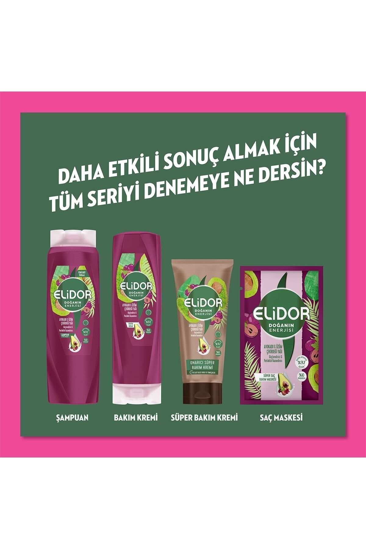 Elidor Doğanın Enerjisi Serum Saç Bakım Yağı Avoka-