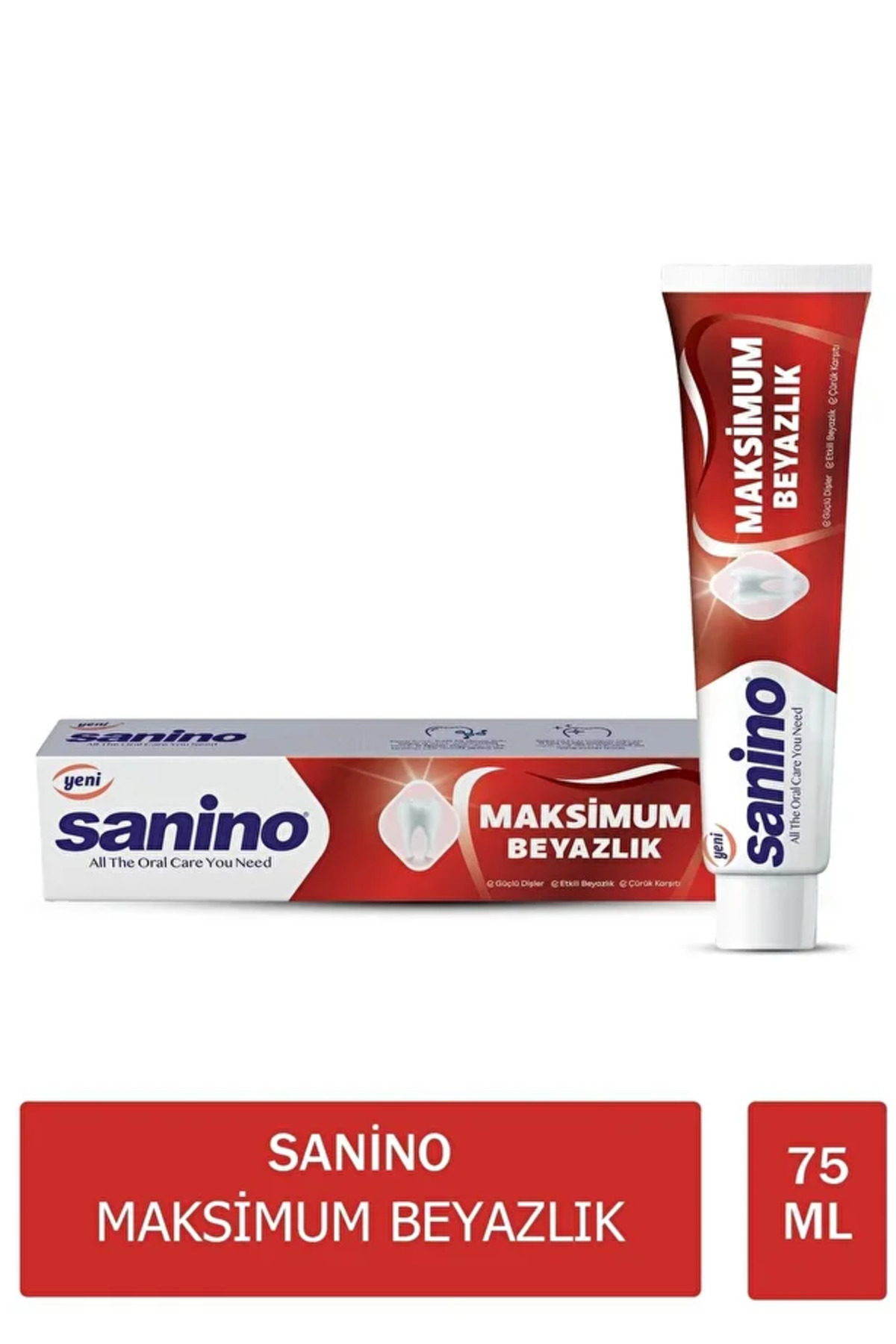 Sanino Diş Macunu Maksimum Beyazlık YENİ ÜRÜN-