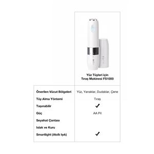 Braun Fs1000 Mini Tüy Alma Makinesi Pil Ve Temizle-