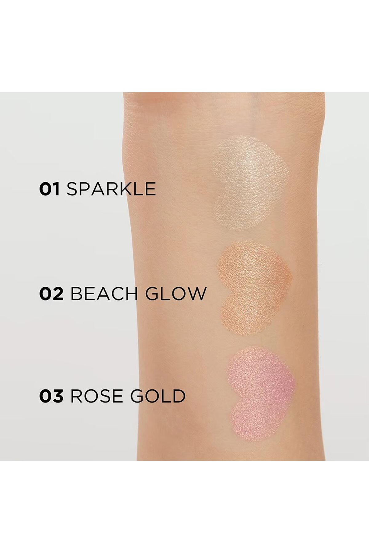 FEEL THE GLOW DIAMOND HIGHLIGHTER NO 03 ROSE GOLD-