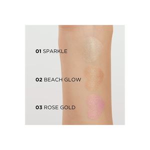 FEEL THE GLOW DIAMOND HIGHLIGHTER NO 02 BEACH GLOW-