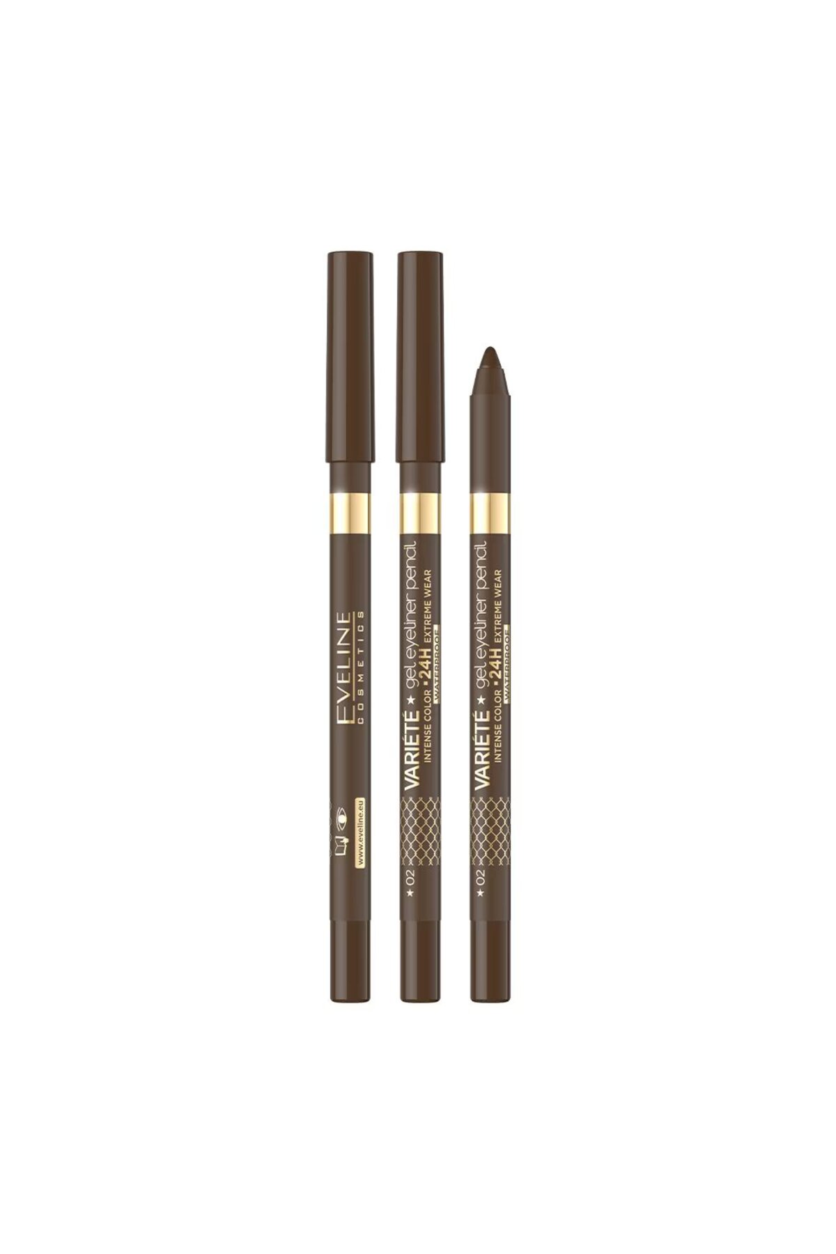 VARIETE GEL EYELINER PENCIL 02 BROWN-
