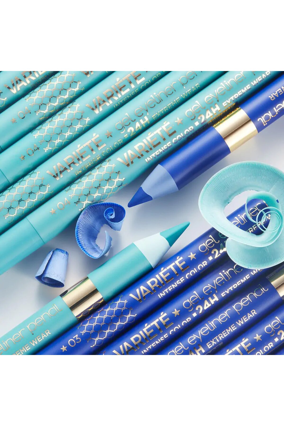 VARIETE GEL EYELINER PENCIL 02 BROWN-