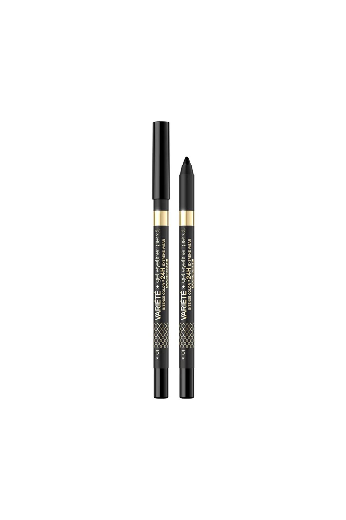 VARIETE GEL EYELINER PENCIL 01 BLACK-