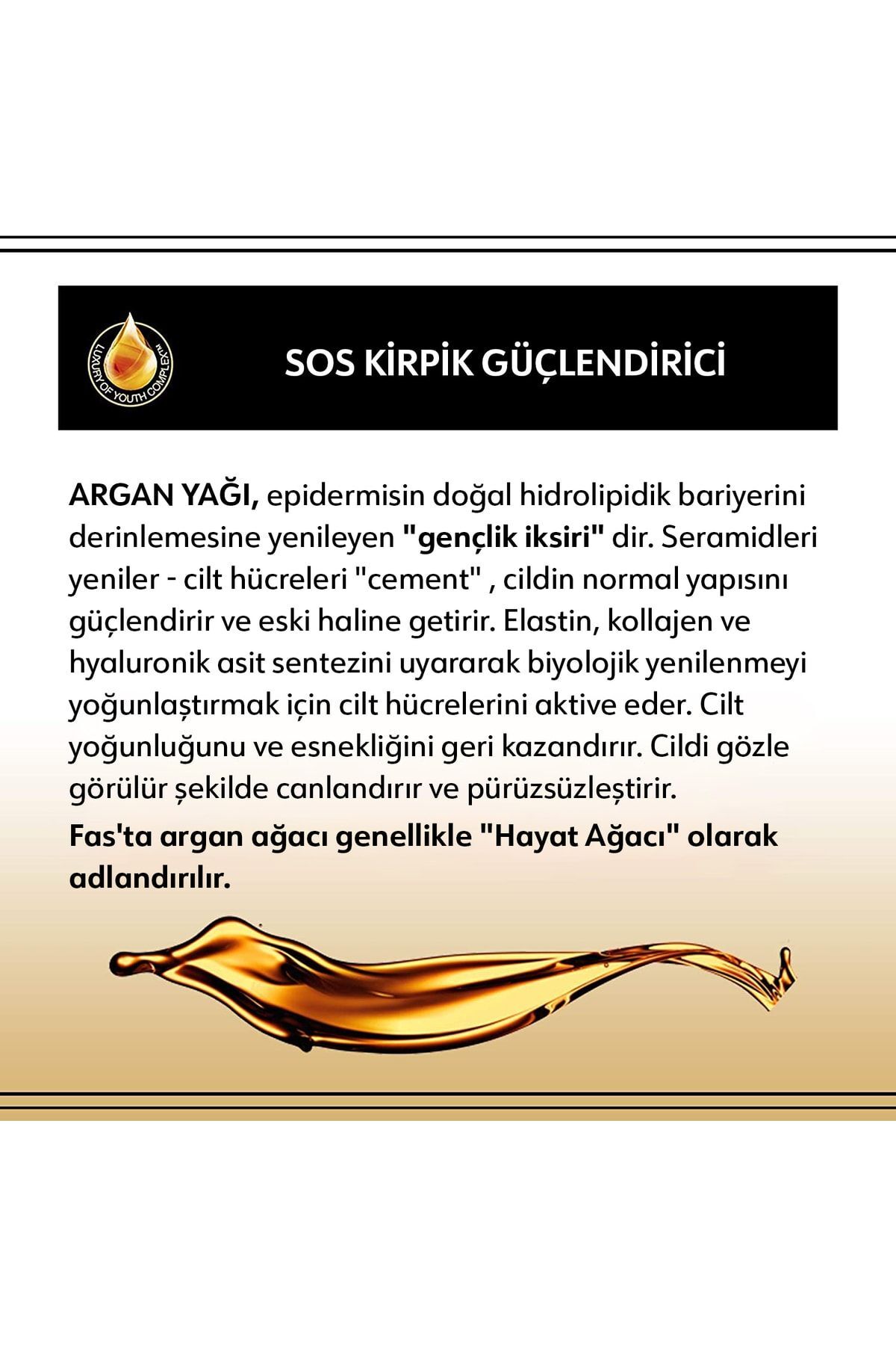 SOS LASH BOOSTER EYELASH SERUM 5IN1 WITH ARGAN OIL-