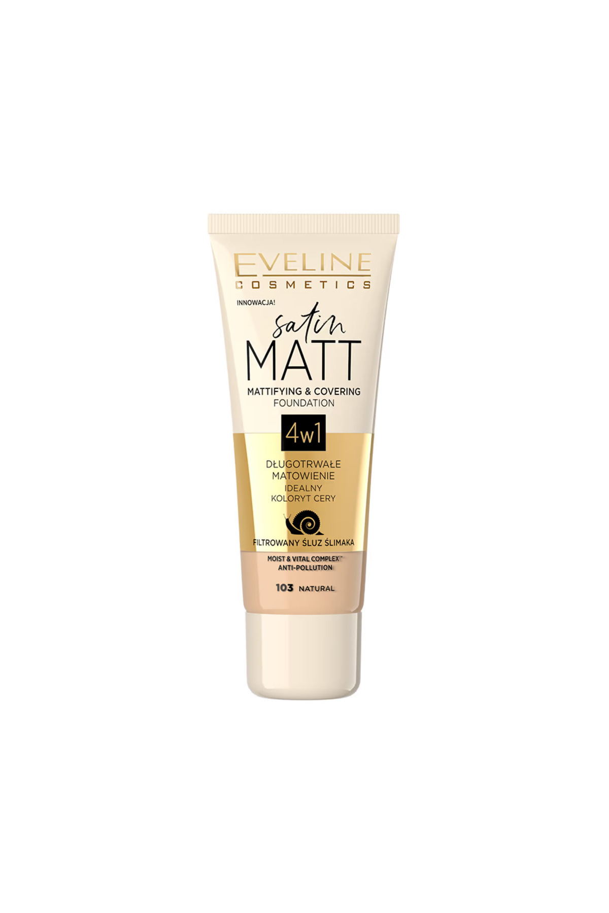 SATIN MATT MATTIFYING & COVERING FOUNDATION 103 NA-