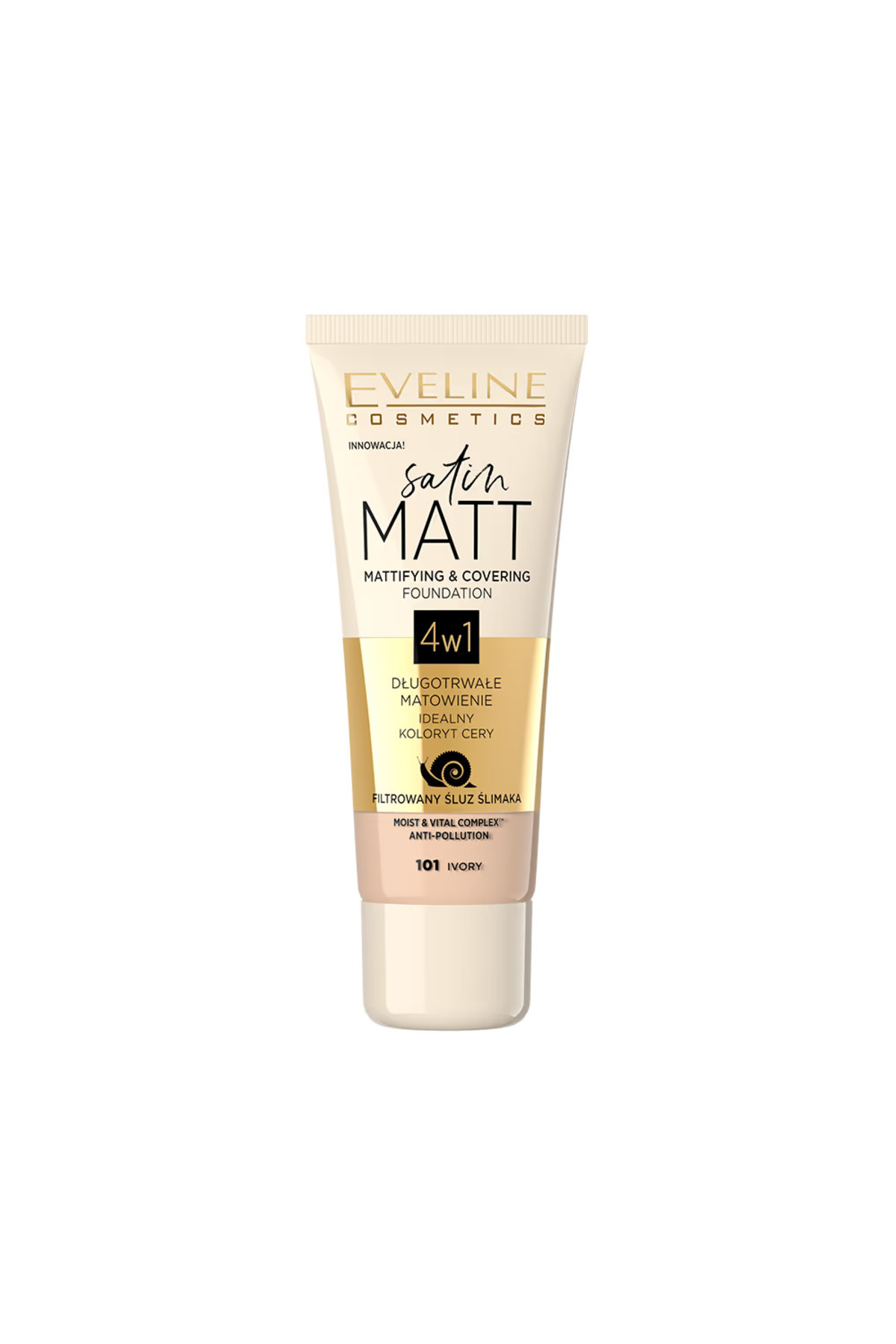 SATIN MATT MATTIFYING & COVERING FOUNDATION 101 IV-