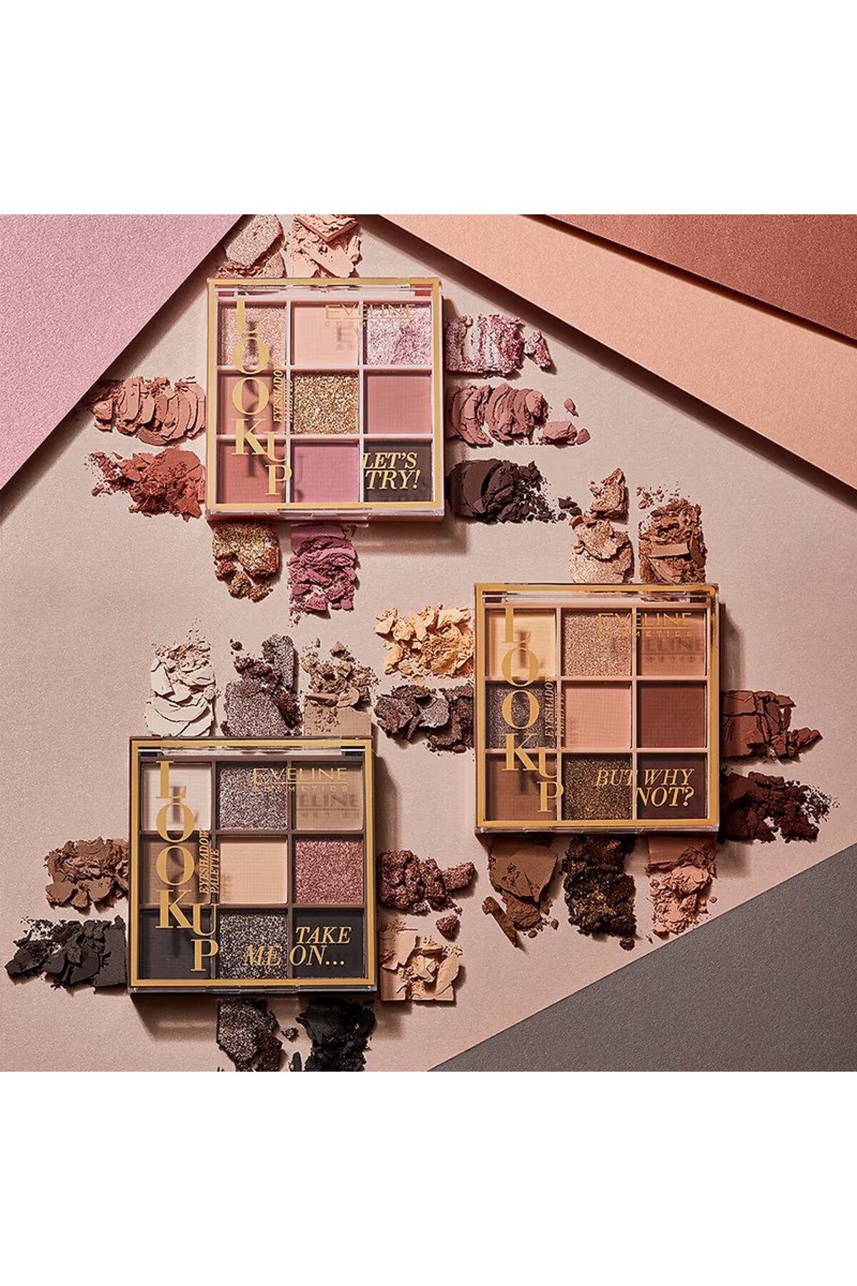 EYESHADOW PALETTE LOOK UP 9 COLORS TAKE MY ON-