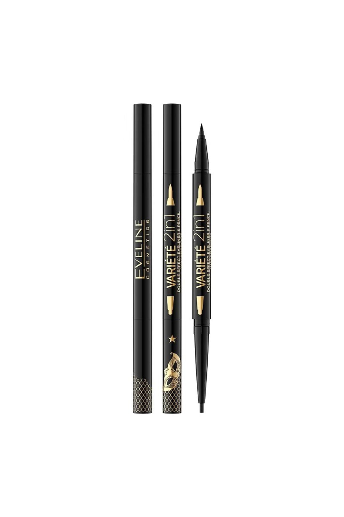 EYELINER VARIETE DOUBLE EFFECT 2IN1 ULTRA BLACK-