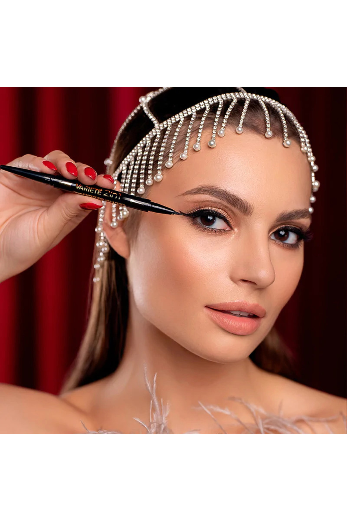 EYELINER VARIETE DOUBLE EFFECT 2IN1 ULTRA BLACK-