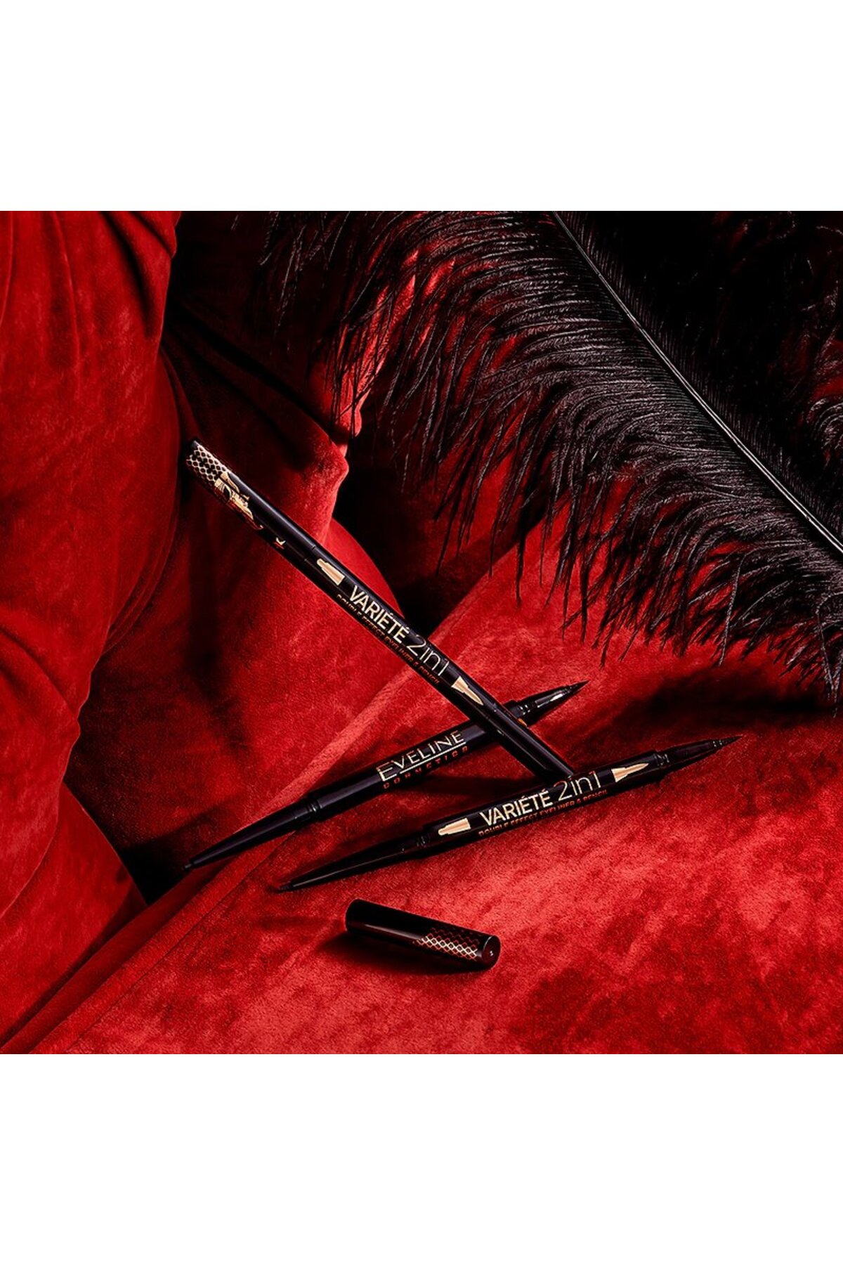 EYELINER VARIETE DOUBLE EFFECT 2IN1 ULTRA BLACK-