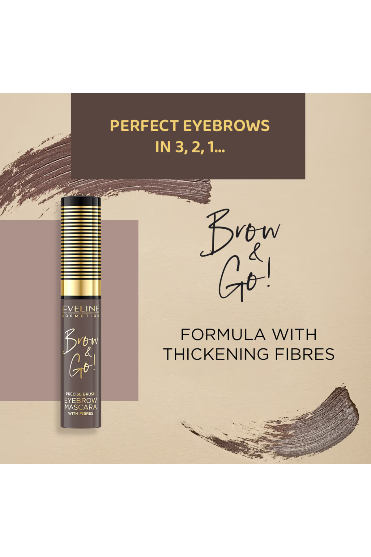 BROW & GO EYEBROW MASCARA NO. 2 DARK-