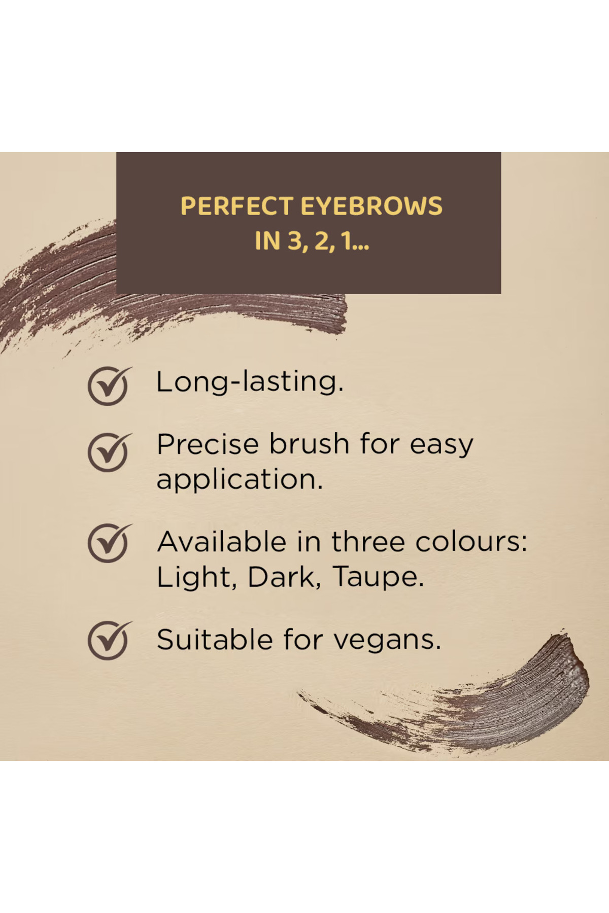 BROW & GO EYEBROW MASCARA NO. 2 DARK-