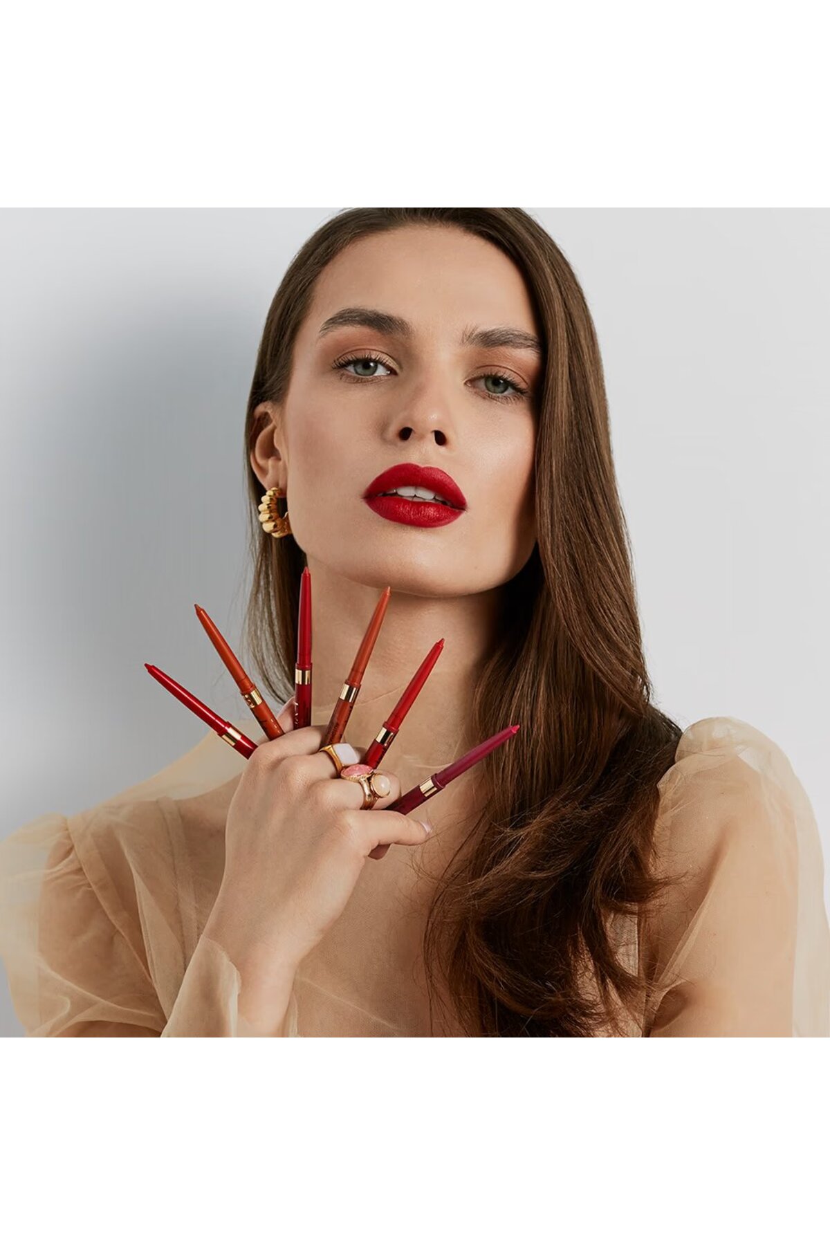 AUTOMATIC LIP LINER MAKE A SHAPE NUDE BEIGE-