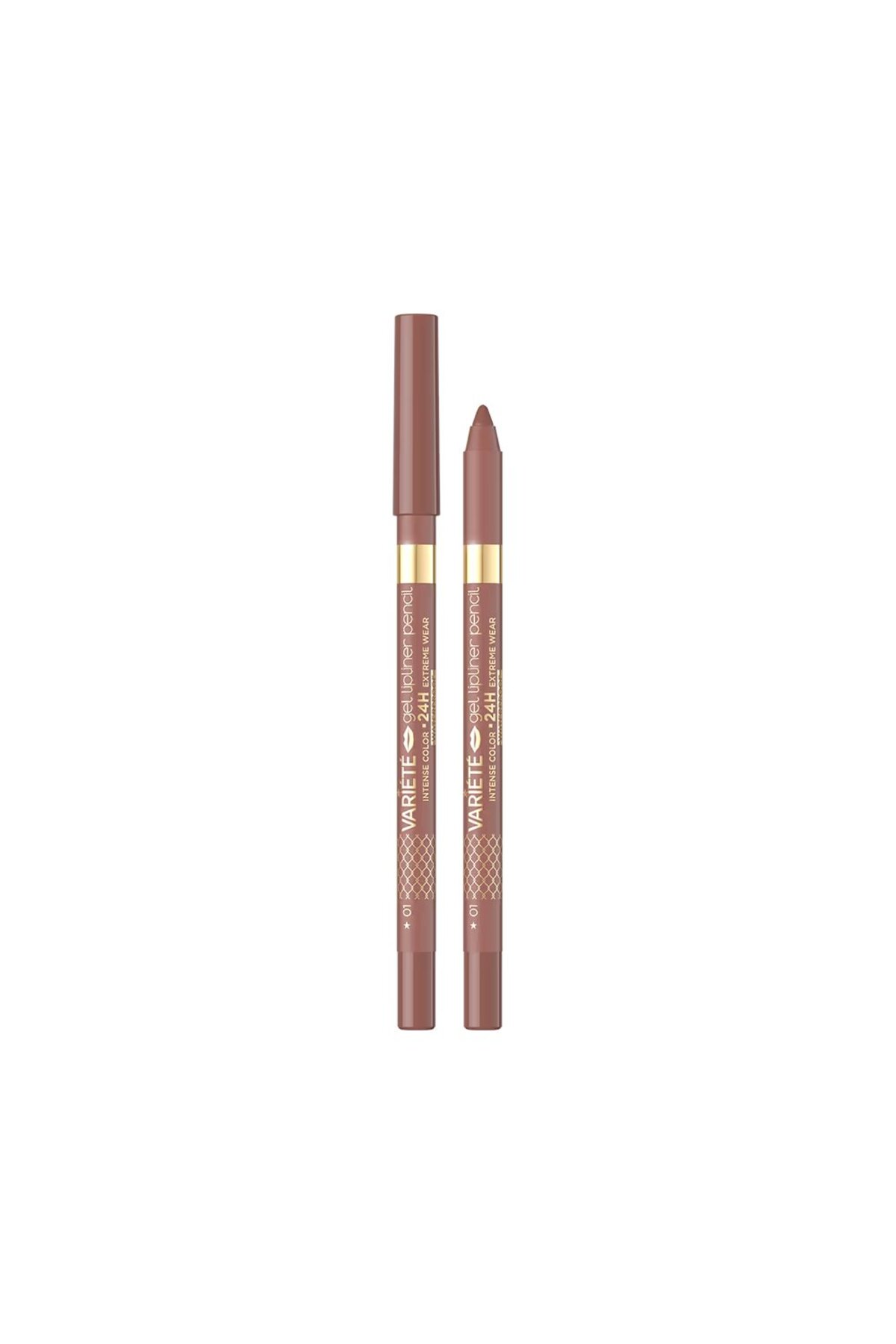 VARIETE GEL LIP LINER PENCIL MATT WATERPROOF NO2 P-