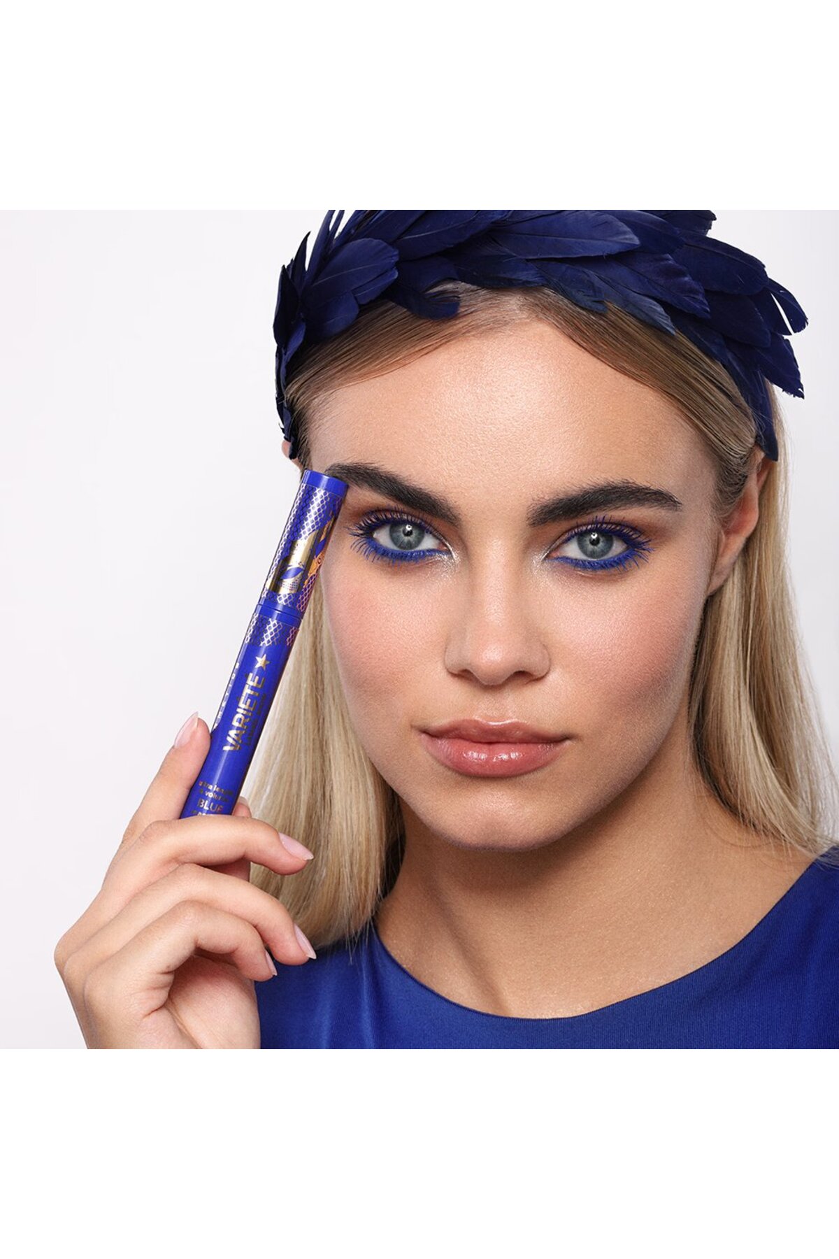 VARIETE LASHES SHOW BLUE COLOR MASCARA-