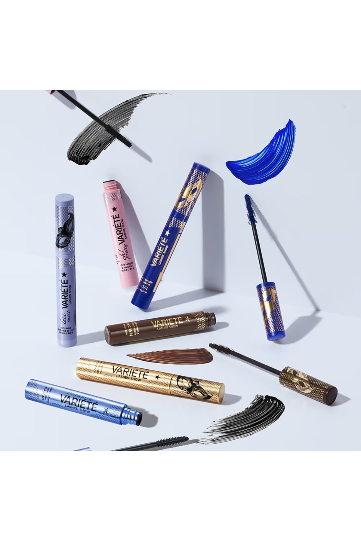 VARIETE LASHES SHOW BLUE COLOR MASCARA-