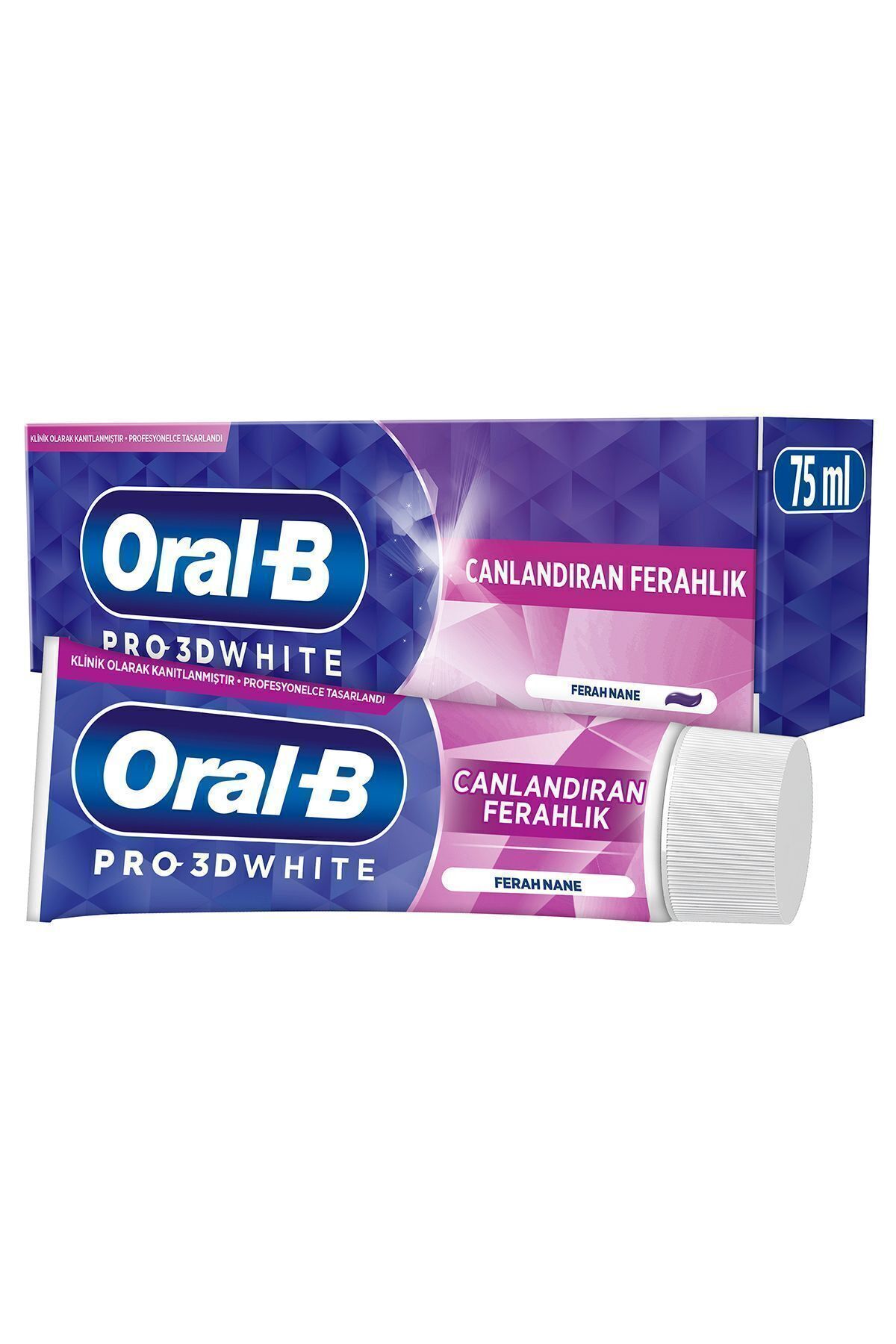 ORAL-B PRO 3D WHİTE CANLANDIRAN FERAHLIK DİŞ MACUN-
