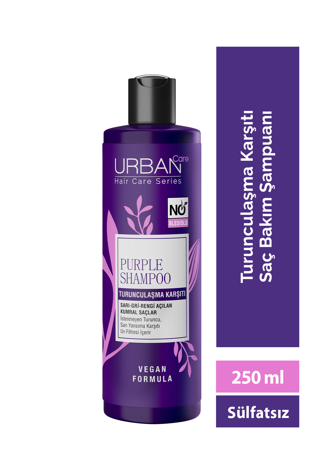 Urban Care Turunculaşma Karşıtı Mor Saç Bakım Şampuanı 250 ml - Sülfatsız-