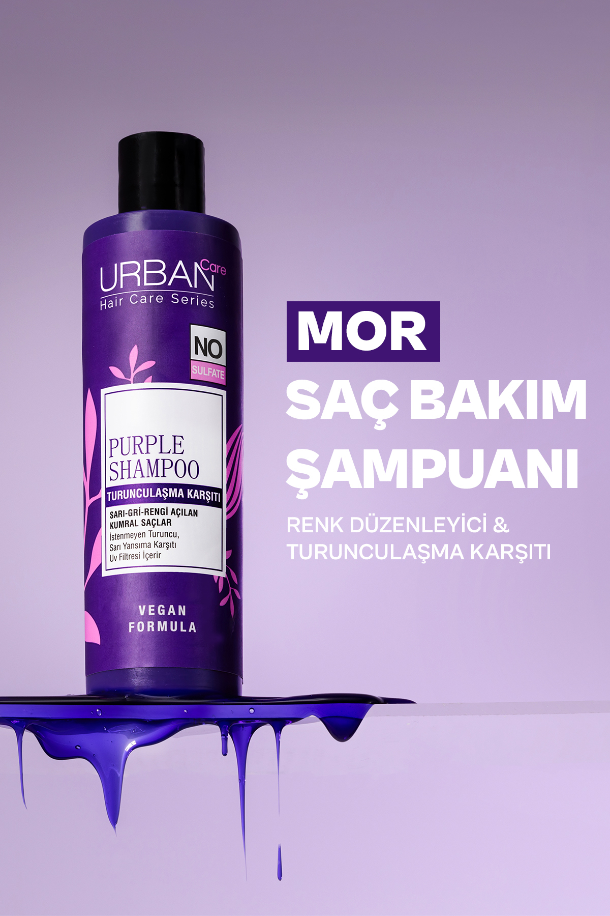 Urban Care Turunculaşma Karşıtı Mor Saç Bakım Şampuanı 250 ml - Sülfatsız-