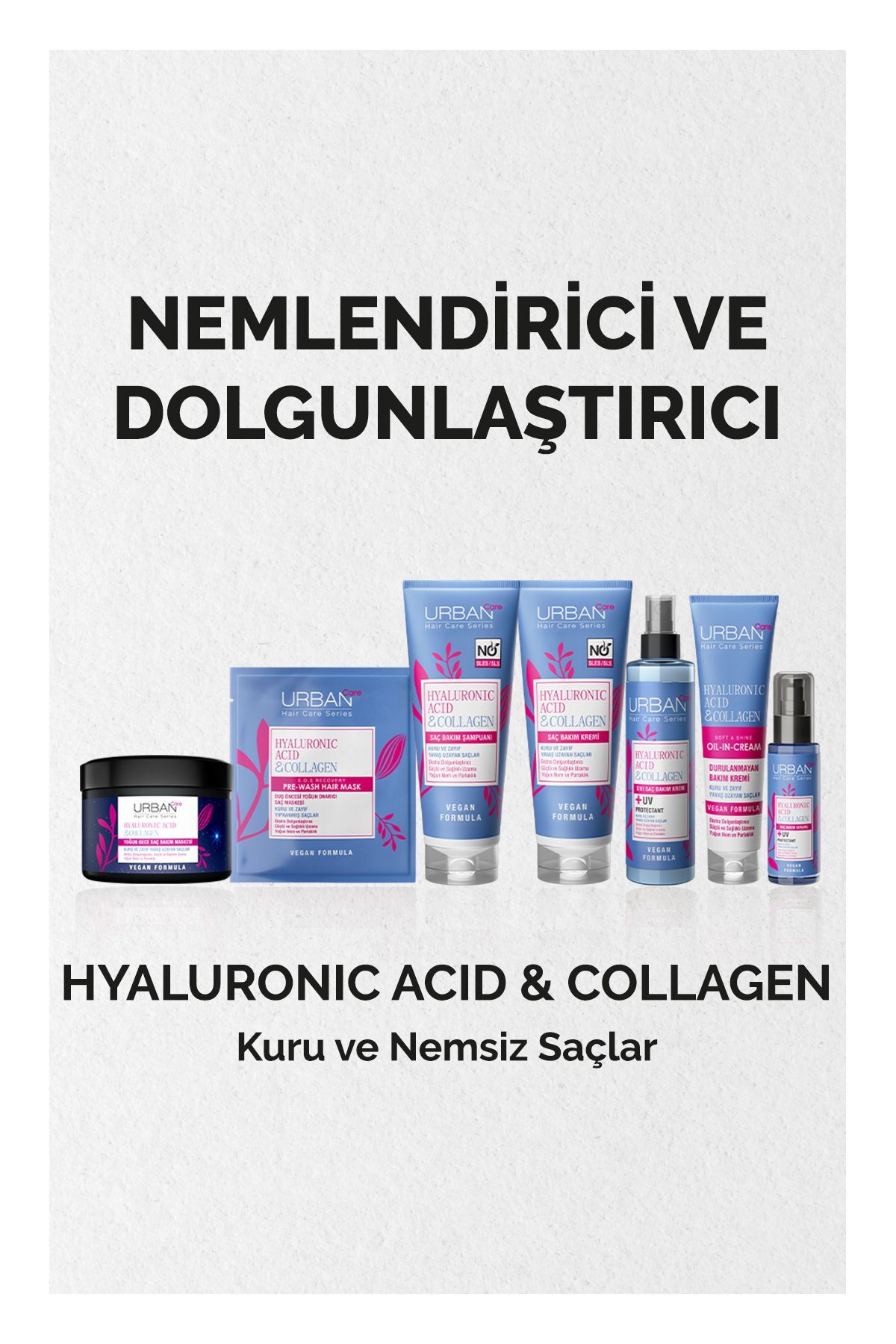 Urban Care Hyaluronic Acid & Collagen Saç Bakım Şa-
