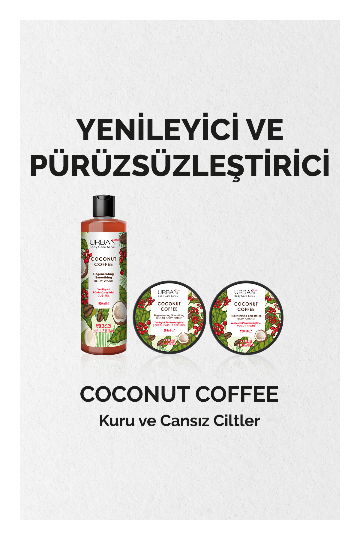 Urban Care Coconut Coffee Yenileyici Ve Pürüzsüzle-