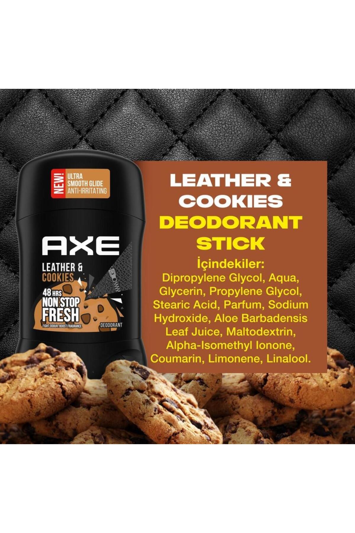 AXE STİCK LEATHER COOKİES ROLL ON 50 GR-