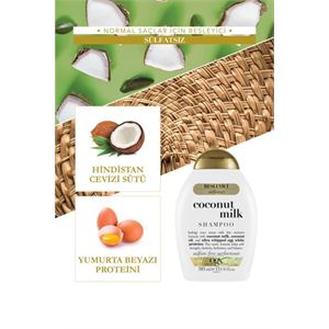 OGX ŞAMPUAN  COCONUT MİLK ŞAMPUAN 385 ML-