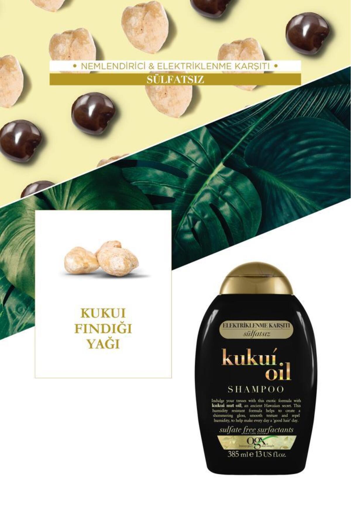 ELEKTRİKLENME KARŞITI KUKUİ OİL SÜLFATSIZ ŞAMPUAN-