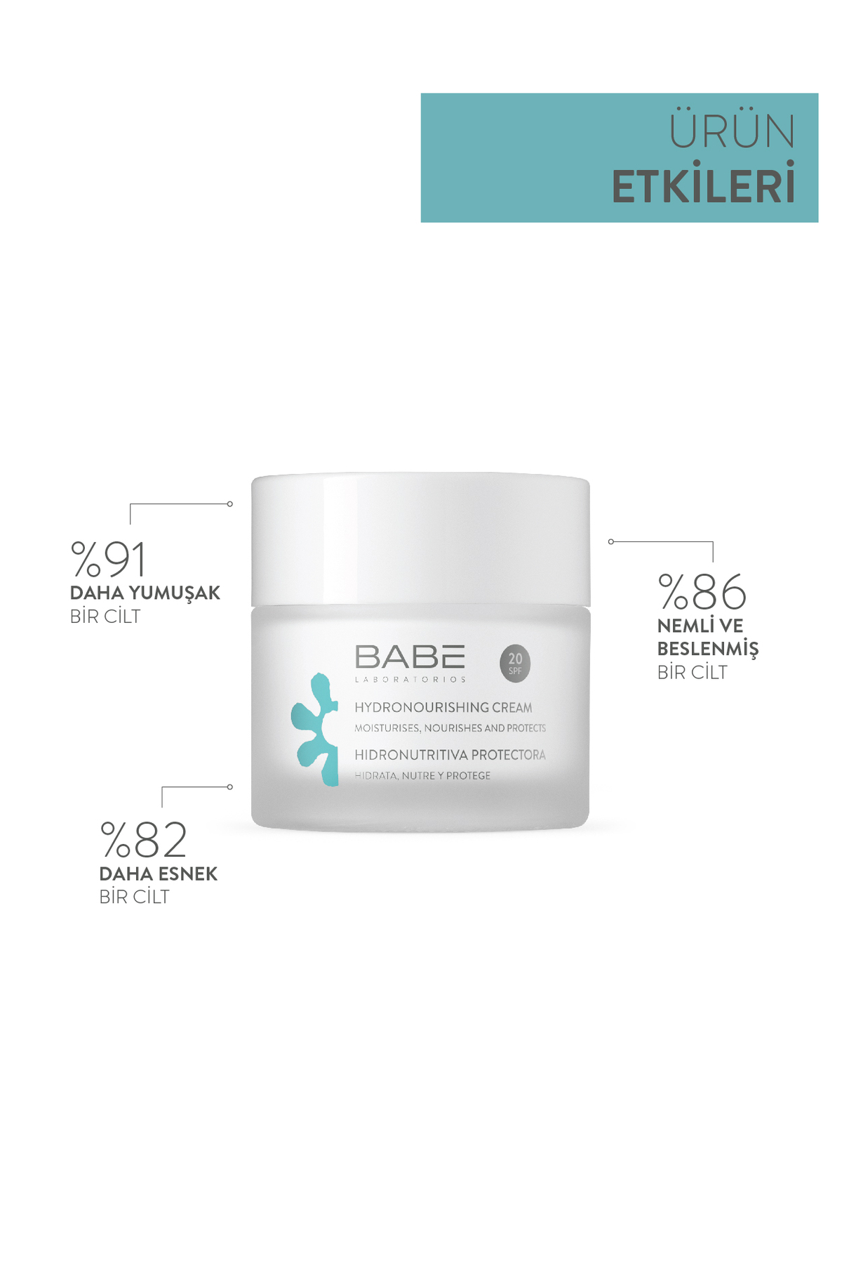 BABE HYDRONOURİSHİNG  SPF20 NEMLENDİRİCİ 50 ML-