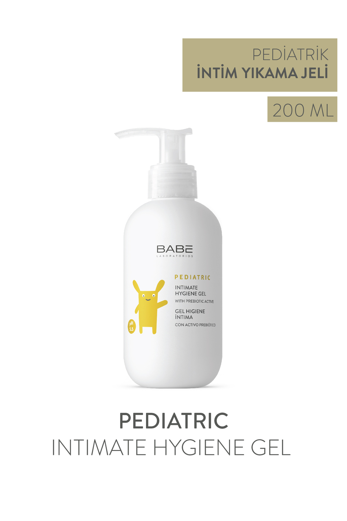 BABE BEBEK ÇOCUK İÇİN DIŞ GENİTAL BÖLGE TEMİZLEYİCİ 200ML-