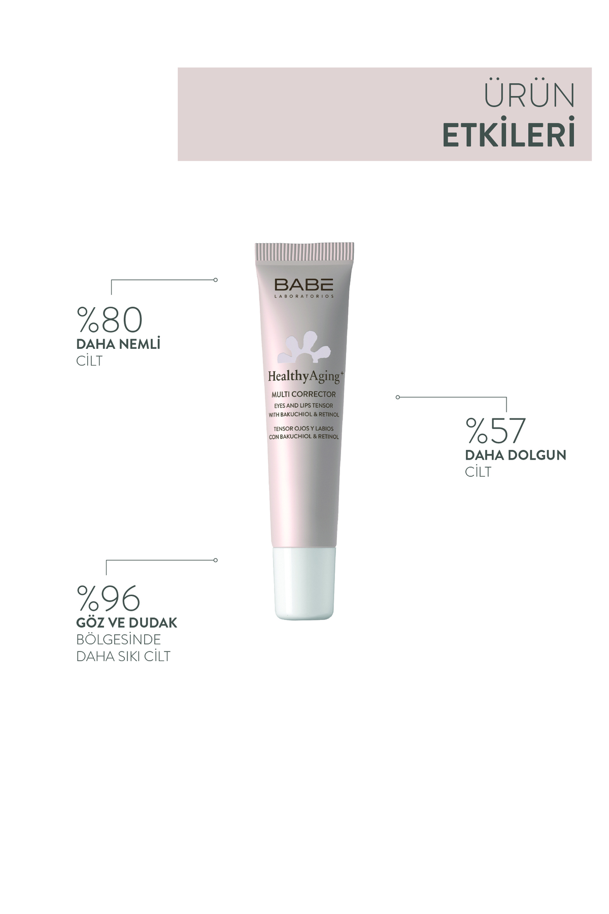 BABE GÖZ VE DUDAK ÇEVRESİ İÇİN BAKIM KREMİ 15ML-