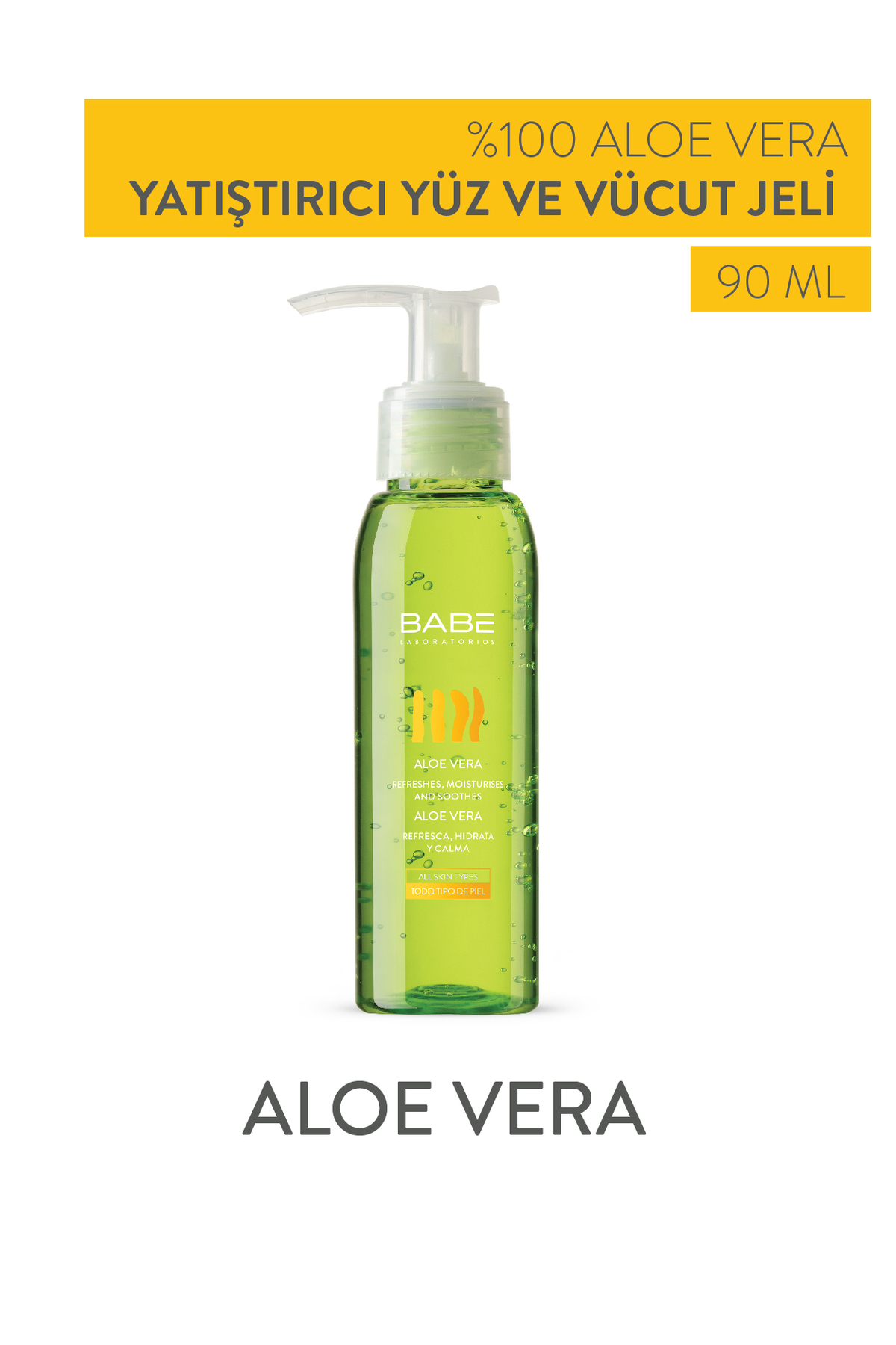 BABE LABORATORİS ALOE İÇEREN YATIŞTIRCI ETKİLİ JEL 90 ML-