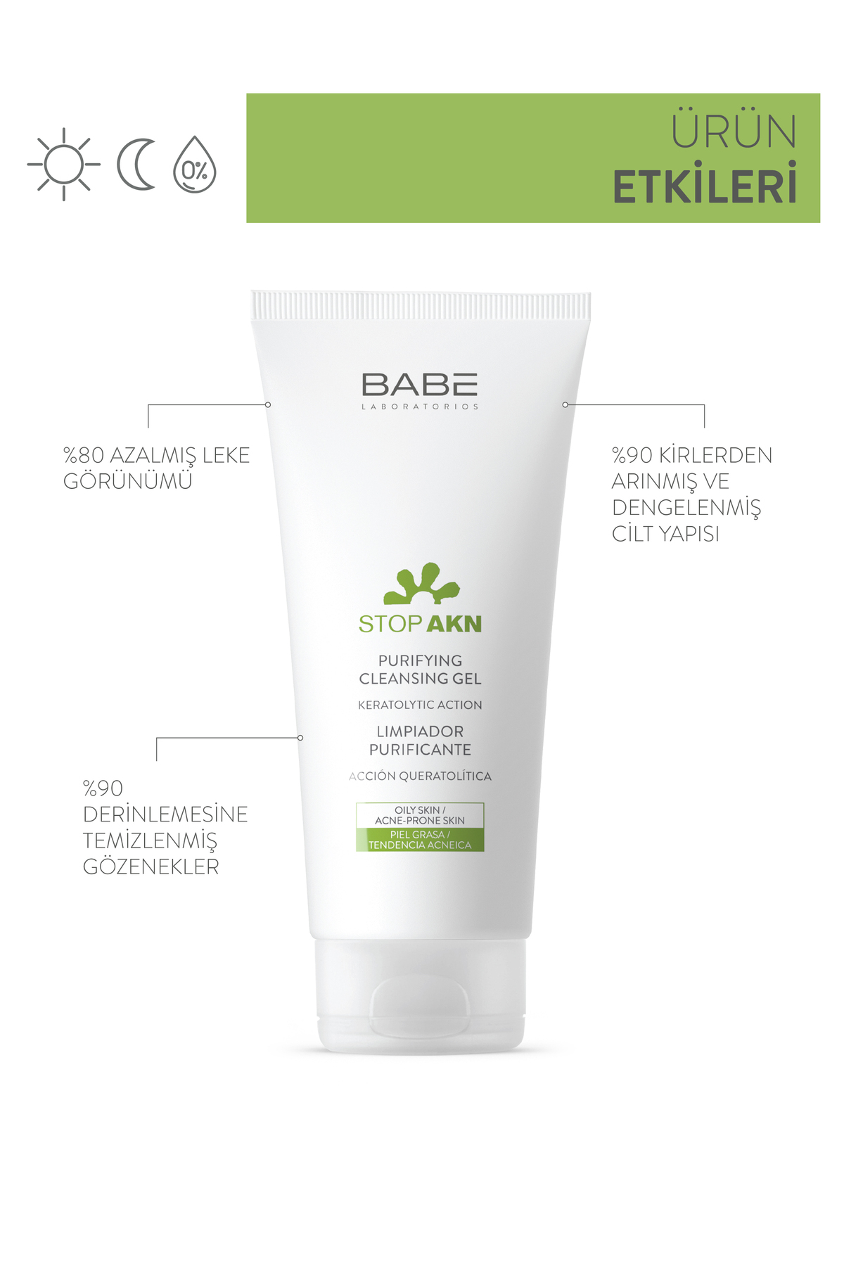 BABE LABORATORİOS ARINDIRICI YÜZ TEMİZLEME JELİ 100-