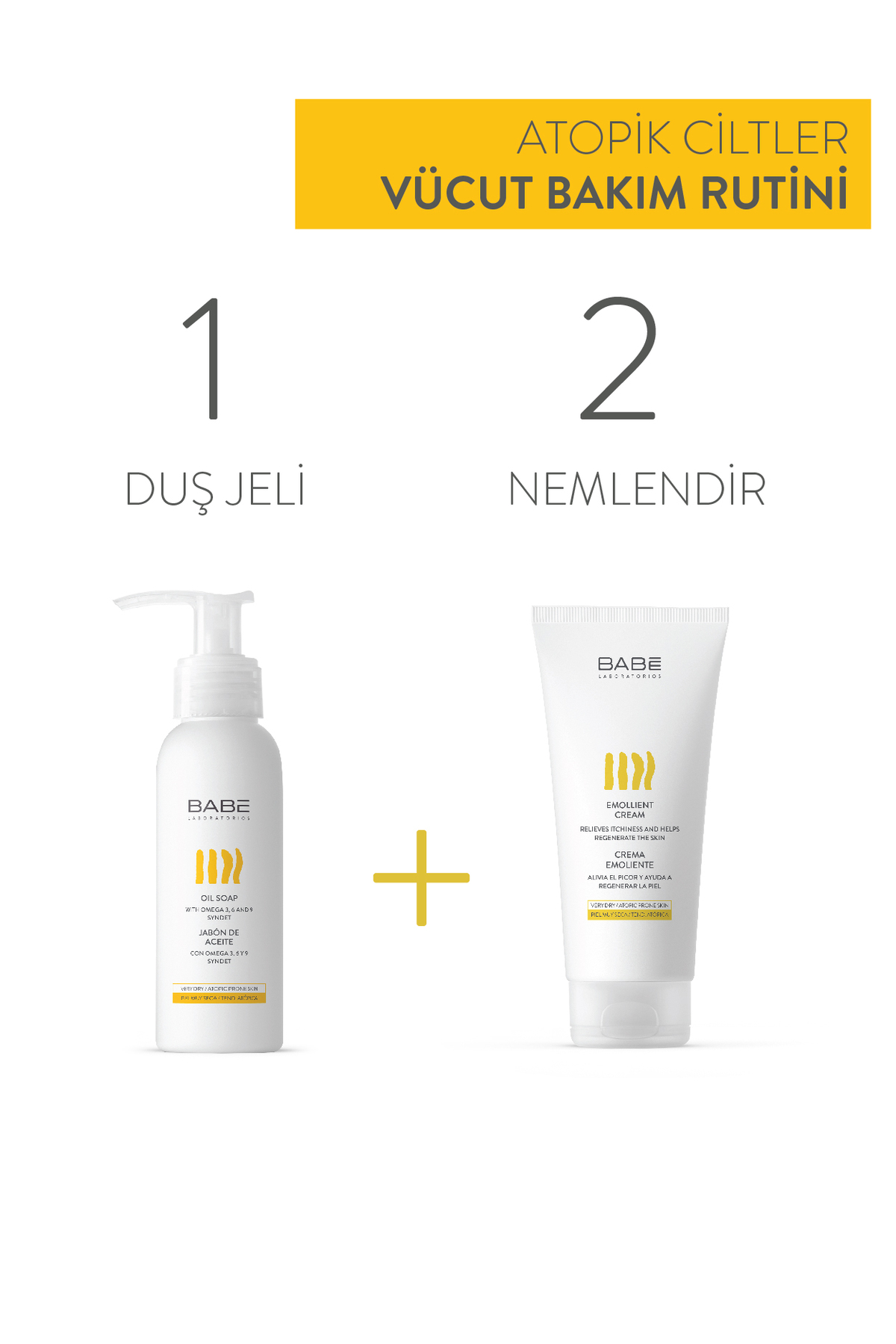 BABE LABORATROS ÇOK KURU VE ATOPİK CİLTLER DUŞ YAĞI 100ML-