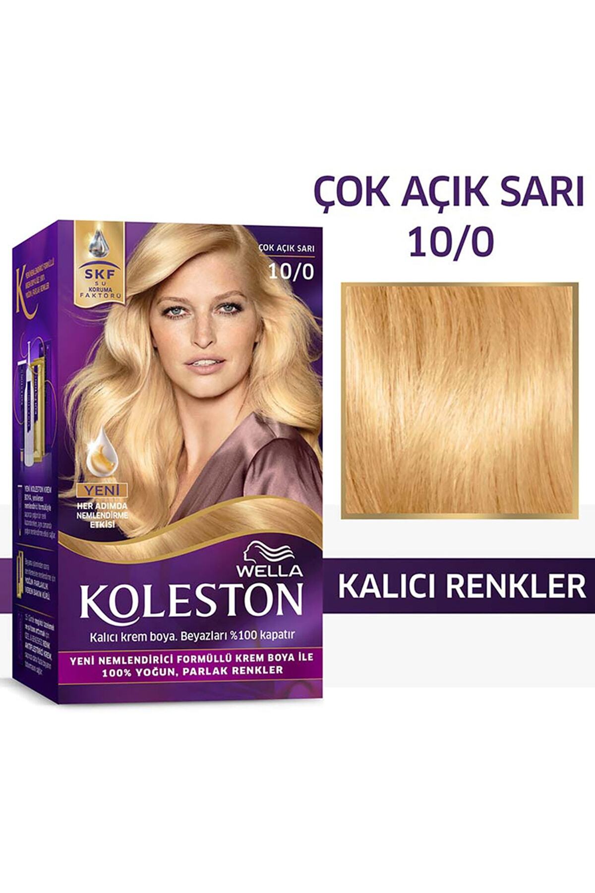 WELLA KIT 10/0 COK ACIK SARI KOLESTONKİT-