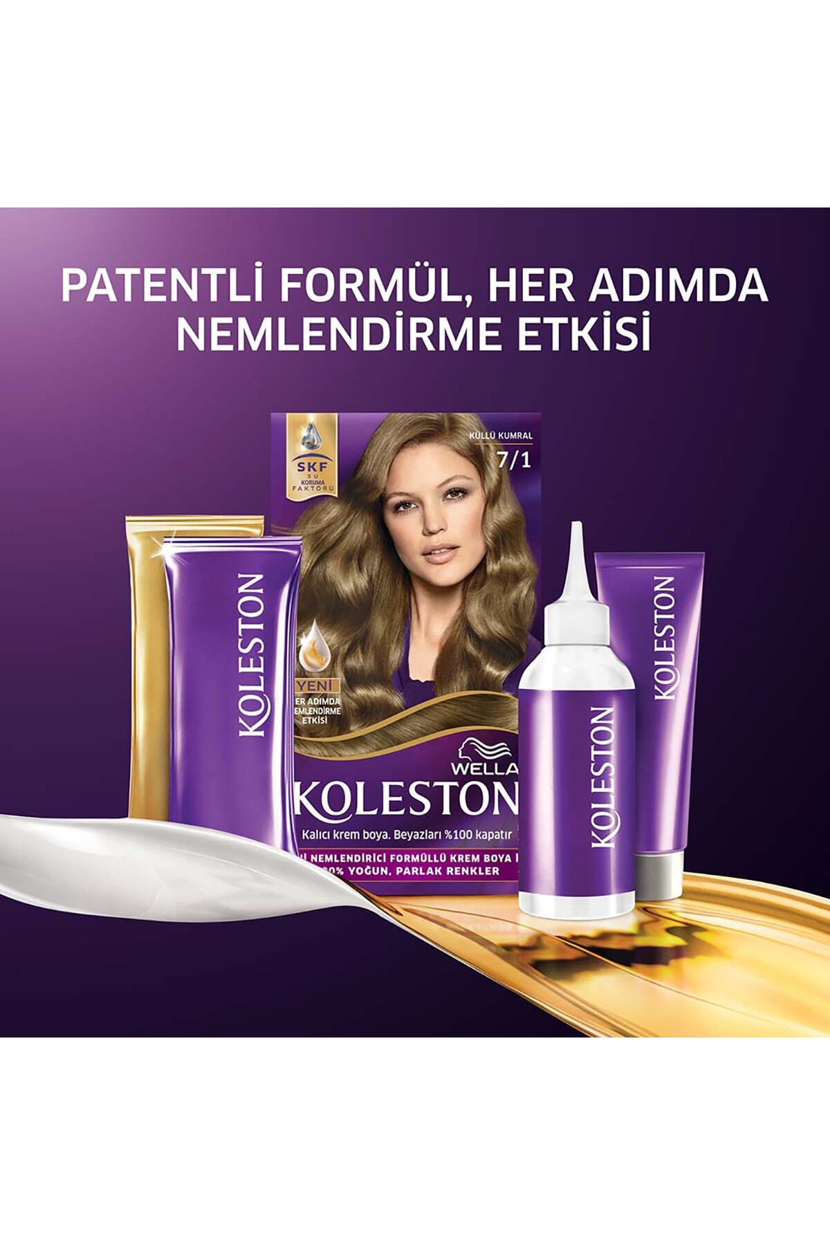 WELLA KOLESTON KİT SAÇ BOYASI 7/1 KÜLLÜ KUMRAL-