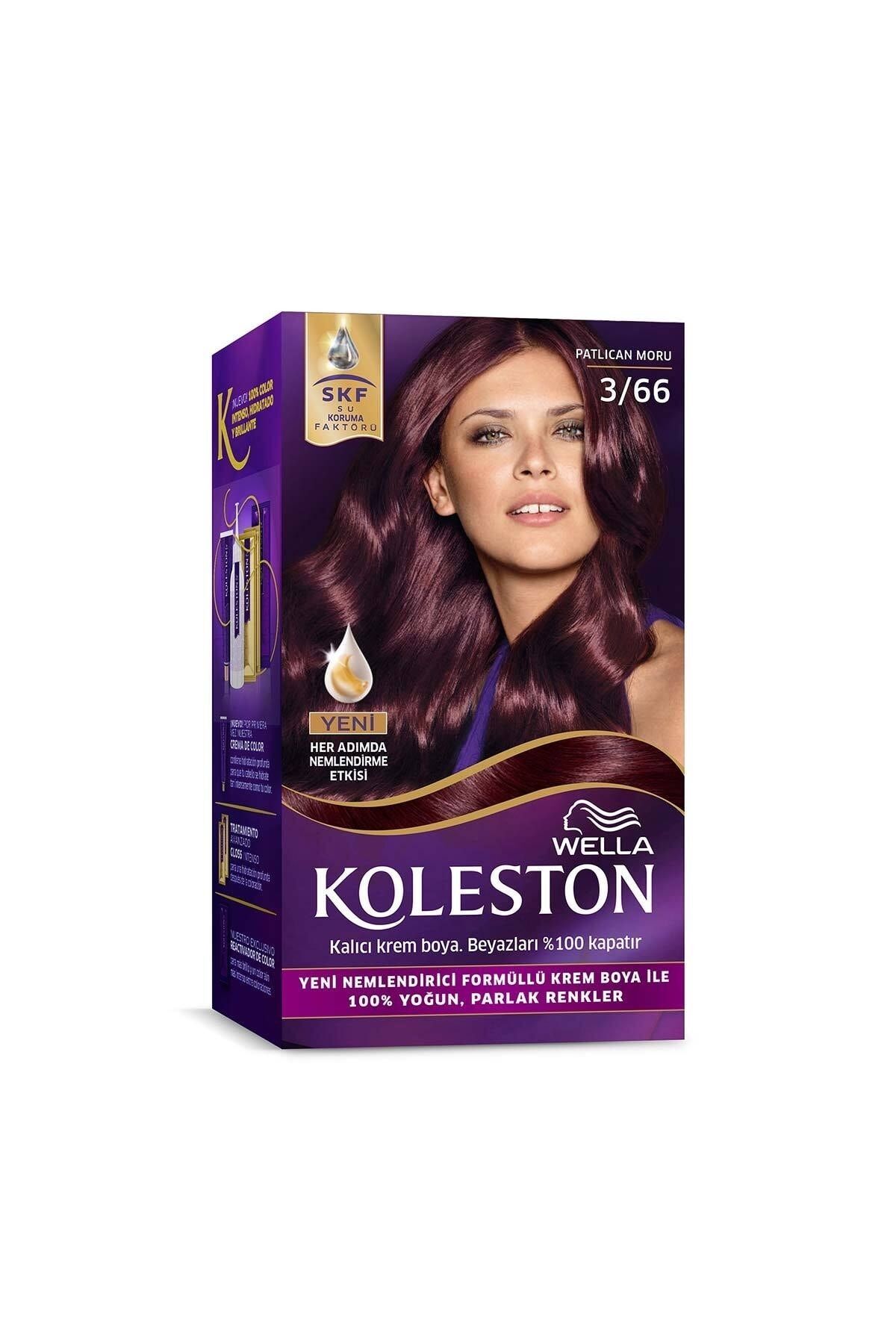 WELLA KIT 3/66 PATLICAN MORU KOLESTONKİT-